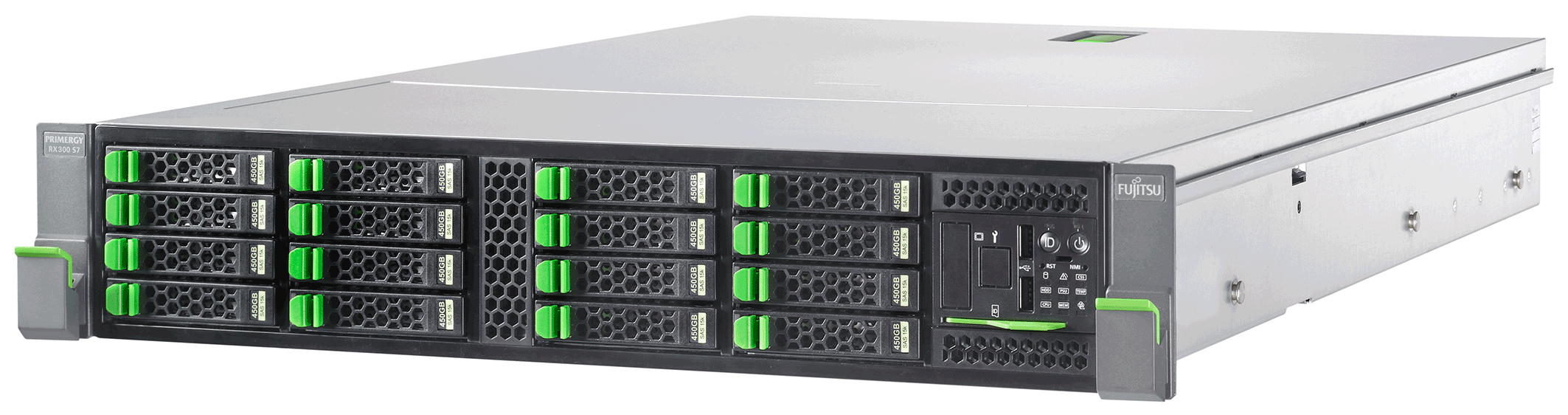Рисунок 2.	Fujitsu Server PRIMERGY RX300 S7 – двухпроцессорный стоечный сервер высотой 2 U
