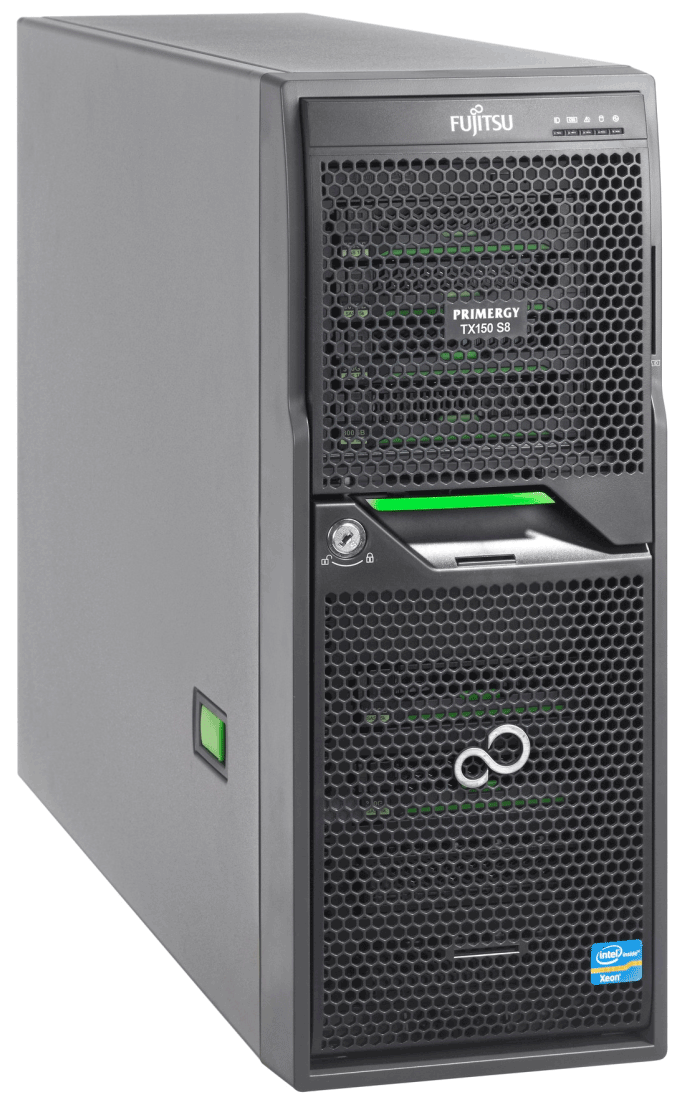 Рисунок 1. Fujitsu Server PRIMERGY TX150 S8 – однопроцессорный напольный сервер с максимумом возможностей